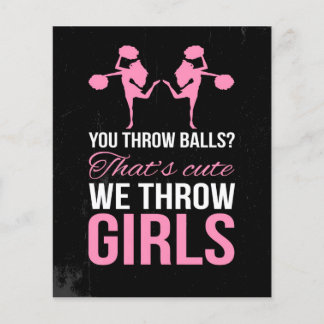 CHEERLEIDING FUNNY QUOTE | Cheerlead Cute Des Flyer