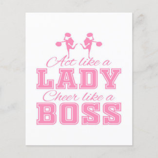 CHEERLEIDING GIFT IDEA | Cheerlead Cute Design Flyer