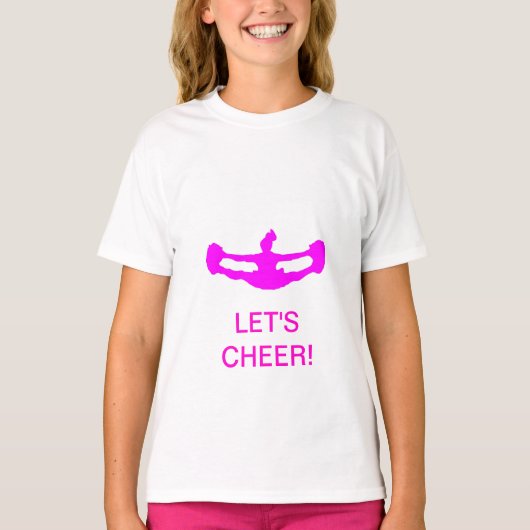 CHEERLEIDING "LAAT'S CHEER!" Meisjes Ring T-Shirt (Voorkant)