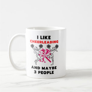 CHEERLEIDING Lover Funny Gift Idea I like Hobby_07 Koffiemok