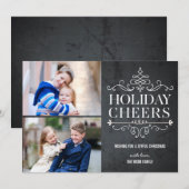 Cheers 2 Fotokaarten voor feestdagen Feestdagenkaart (Voorkant / Achterkant)
