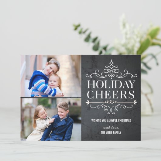 Cheers 2 Fotokaarten voor feestdagen Feestdagenkaart (Staand voorkant)