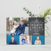  Cheers 4 Fotokaarten voor feestdagen Feestdagenkaart (Staand voorkant)