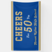 Cheers 50 jaar reünie banner (Verticaal)
