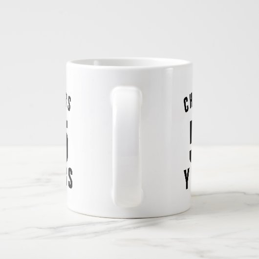 Cheers 55th Birthday mok gift voor hem of haar (Achterkant)