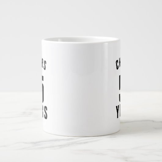 Cheers 55th Birthday mok gift voor hem of haar (Voorkant)