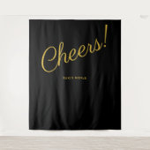 Cheers! achtergrondtapijt wandkleed (Voorkant)