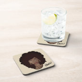 Cheers! | African American Beauty Bier Onderzetter (Rechterzijde)
