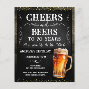Cheers and Beers 70e Birthday Party Budget