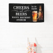 Cheers and Beers Birthday Banner (Insitu)