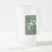 Cheers and Beers St. Patricks Day Party Matglas Bierpul (Voorkant rechts)