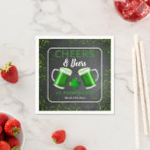 Cheers and Beers St. Patricks Day Party Servet (Insitu)