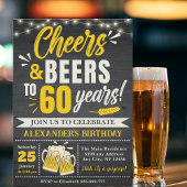Cheers and Beers to 60 Years, Beer-Themed Kaart