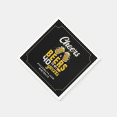 Cheers and Beers to my 40 Years, Any Birthday Servet (Hoek)