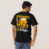 Cheers and beers to my 60 Years 60th Birthday Gift T-shirt (Achterkant volledig)