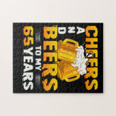 Cheers and beers to my 65th Birthday Gift Legpuzzel (Horizontaal)