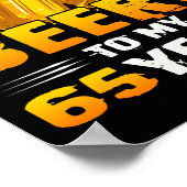 Cheers and beers to my 65th Birthday Gift Poster (Hoek)