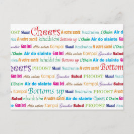 Cheers_Around the world Briefkaart
