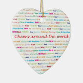 Cheers_Around the World ketting keepname Keramisch Ornament (Rechts)