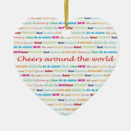 Cheers_Around the World ketting keepname Keramisch Ornament
