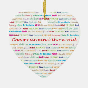 Cheers_Around the World ketting keepname Keramisch Ornament