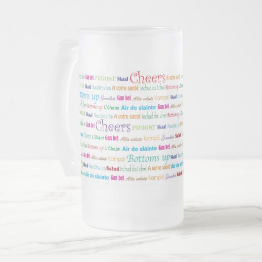 Cheers_Around The World Tall frog Matglas Bierpul (Voorkant links)