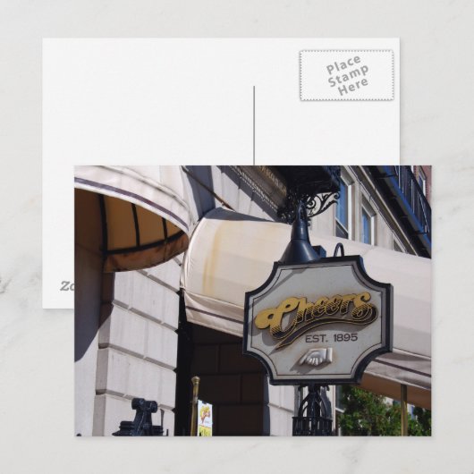 Cheers Bar, Boston Briefkaart (Voorkant / Achterkant)