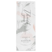 Cheers Bedankt voor de Blush Waterverf Wijn Cadeautas (Achterkant)