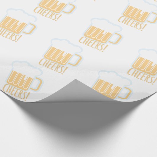 Cheers Beer Cadeaupapier (Hoek)