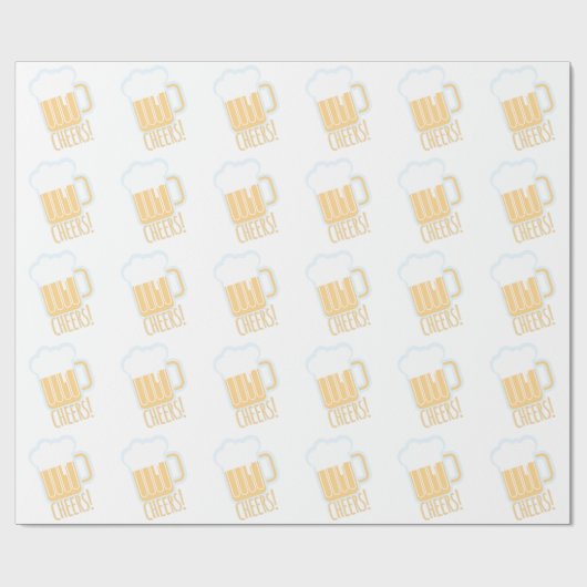 Cheers Beer Cadeaupapier (Vlak)