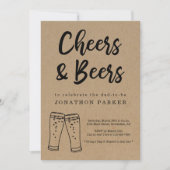 Cheers & Beer Diaper Party - Mannen van papa Guy S Kaart (Voorkant)