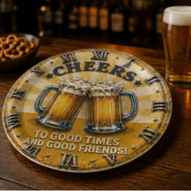 Cheers Beer Man Cave Bar Gift
