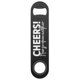 Cheers Beer Steel Bottle Opener Speed Flessenopener