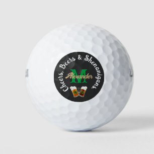 Cheers Beers and Shenanigans Irish Drink Golfballen