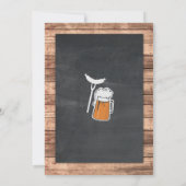 Cheers & Beers BBQ Verjaardagsfeest ELKE LEEFTIJD Kaart (Achterkant)