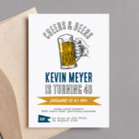 Cheers & Beers Cocktail Elke leeftijd Verjaardagsf