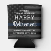 Cheers & Beers Personeelsformatie politie Blikjeskoeler (Achterkant)