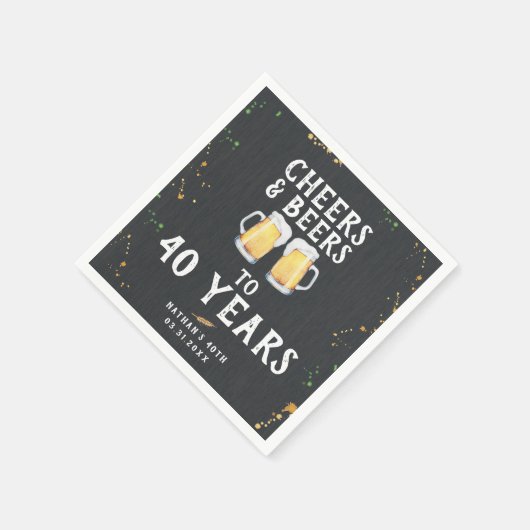 Cheers & Beers Pub Style Servet (Hoek)