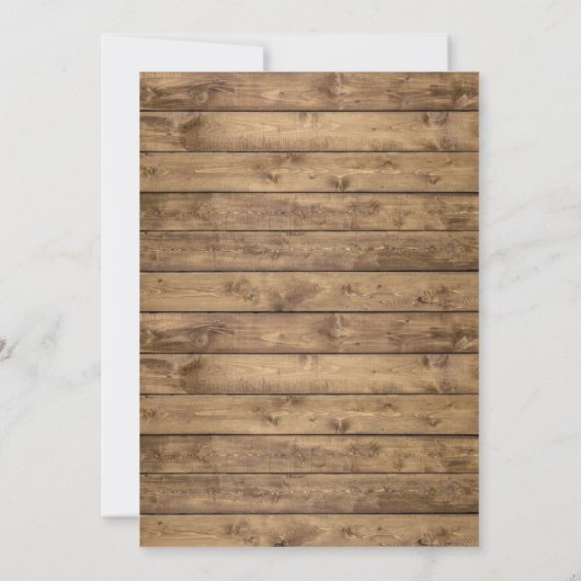 Cheers & Beers Rustic String Lights 40th Birthday Kaart (Achterkant)