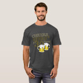 CHEERS & BEERS tot 30 JAAR BIRTHDAY T-shirt (Voorkant volledig)