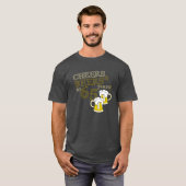 CHEERS & BEERS tot 65 jaar BIRTHDAY T-shirt (Voorkant volledig)