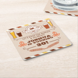 Cheers & Beers Verjaardag Onderzetters