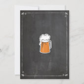 Cheers & Beers Verjaardagsfeest ELKE LEEFTIJD Bier Kaart (Achterkant)