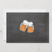 CHEERS & BEERS Verjaardagsfeest Elke Leeftijd Krij Kaart (Achterkant)