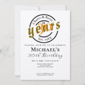 Cheers bieren Verjaardag Uitnodigen - Custom Party Kaart (Voorkant)