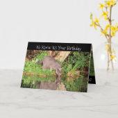 Cheers Birthday Drink Kaart (Gele Bloem)