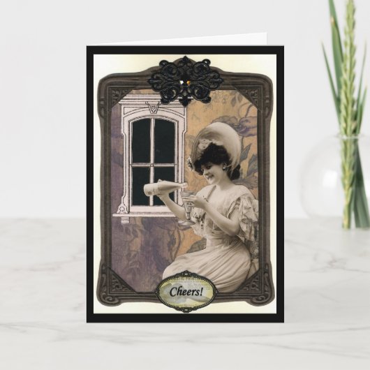Cheers Birthday-kaart Kaart (Voorkant)