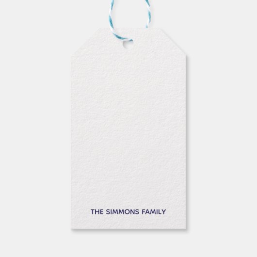 Cheers Blue #26235C Labels met cadeau Cadeaulabel (Achterkant)