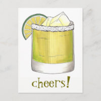Cheers! Celebration Margarita Cocktail Lime Green