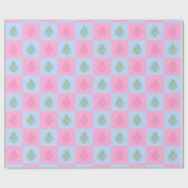 CHEERS CHRISTMAS TREES 2-GIFT WRAP PAPIER (Vlak)